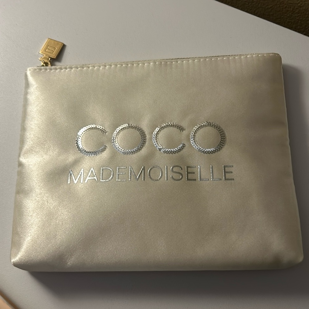 Makeup bag and comes with box